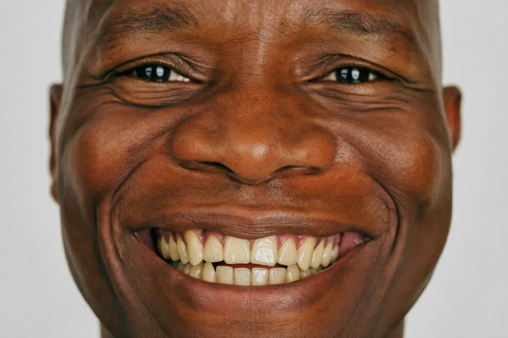 Second example smile before simulation